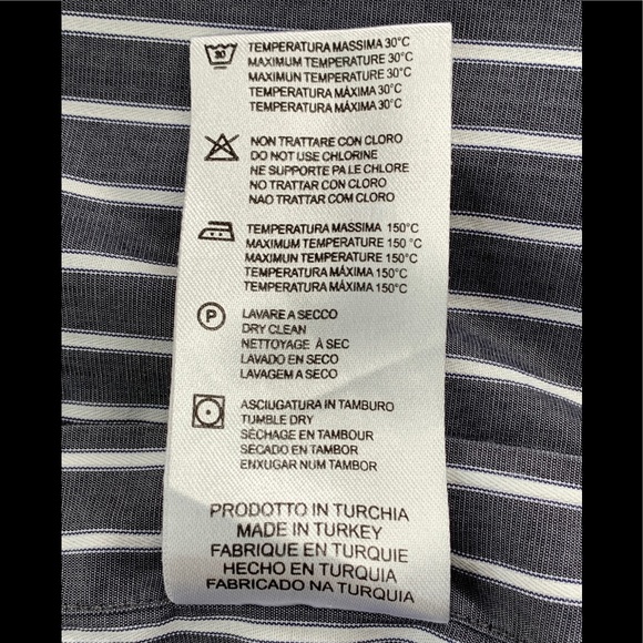 VERSACE Collection City Men’s Size 43 Long Sleeve Shirt - Picture 10 of 13